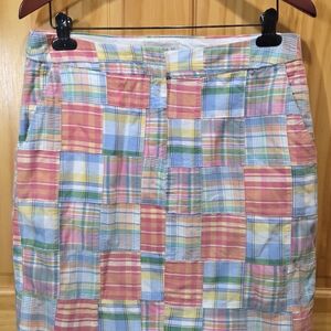Tweeds Multicolor Patchwork A-Line Skirt